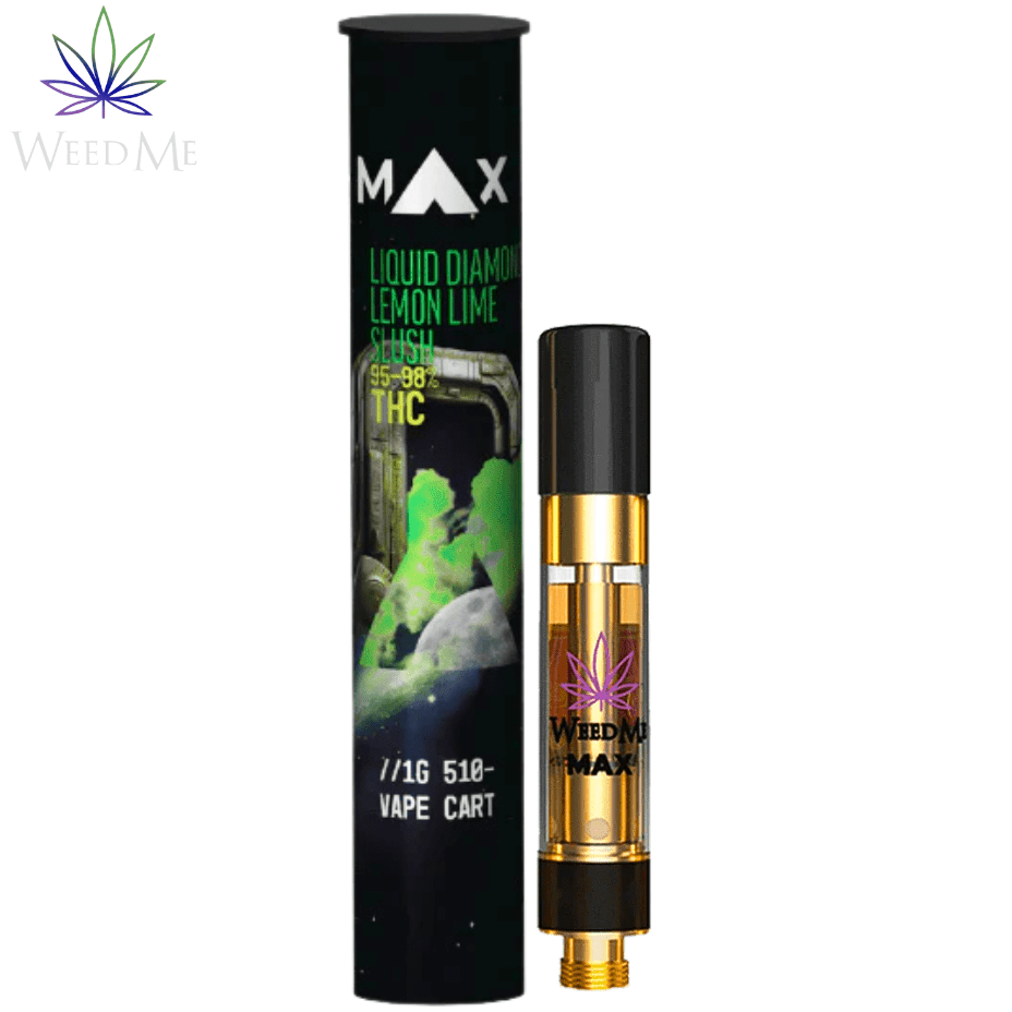Weed Me Max Lemon Lime Slush Liquid Diamond Cartridge - 1g Morden Vape SuperStore and Cannabis Manitoba Canada
