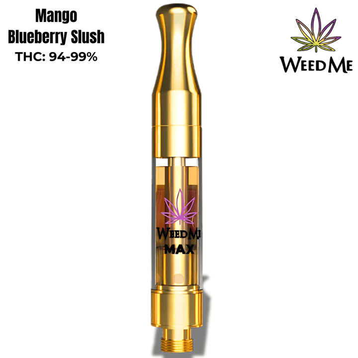 Weed Me Max Mango Blueberry Slush Liquid Diamond Cartridge-1g 1g Morden Vape SuperStore and Cannabis Manitoba Canada