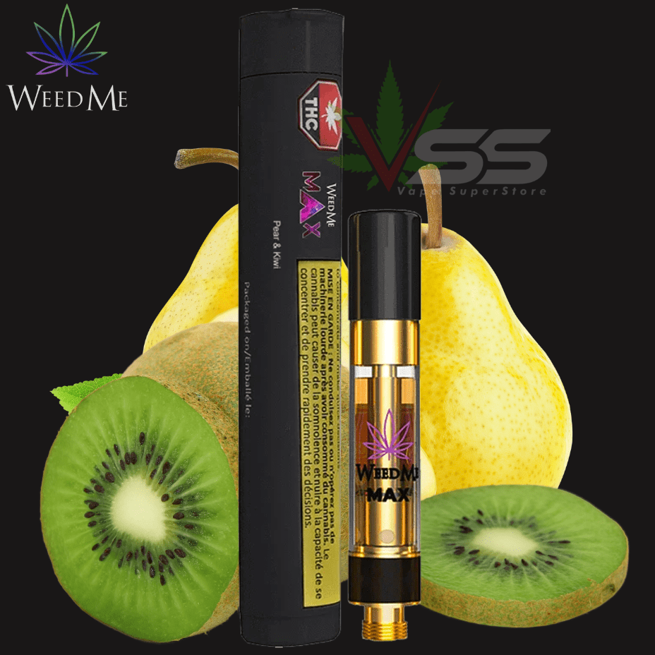 Weed Me Max Pear and Kiwi Hybrid Vape Cartridge - 1g Morden Vape SuperStore and Cannabis Manitoba Canada