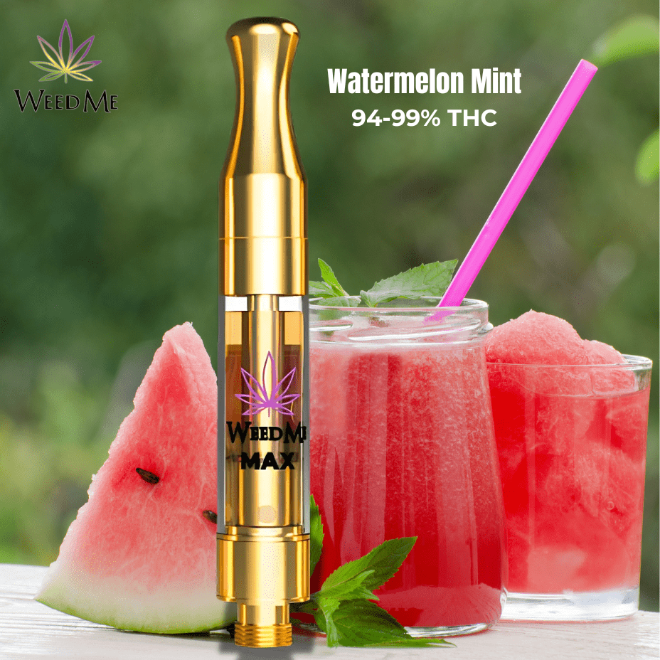 Weed Me Max Watermelon Mint Diamond Cartridge - 1g 1g Morden Vape SuperStore and Cannabis Manitoba Canada