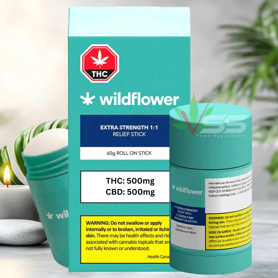Wildflower - Extra Strength 1:1 Relief Stick - 60g Morden Vape SuperStore and Cannabis Manitoba Canada