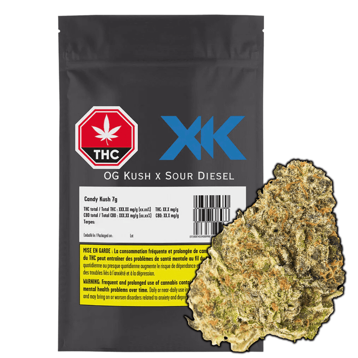 XK Candy Kush Indica Flower - 7g 7g Morden Vape SuperStore and Cannabis Manitoba Canada