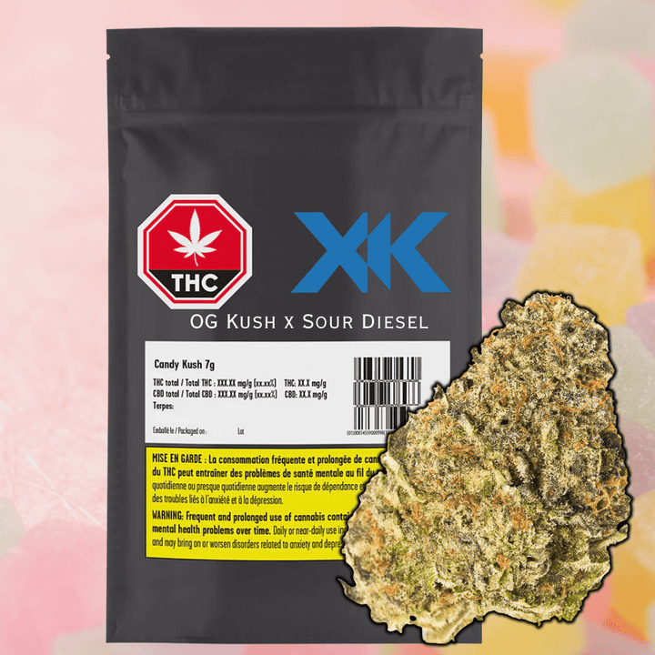 XK Candy Kush Indica Flower - 7g 7g Morden Vape SuperStore and Cannabis Manitoba Canada