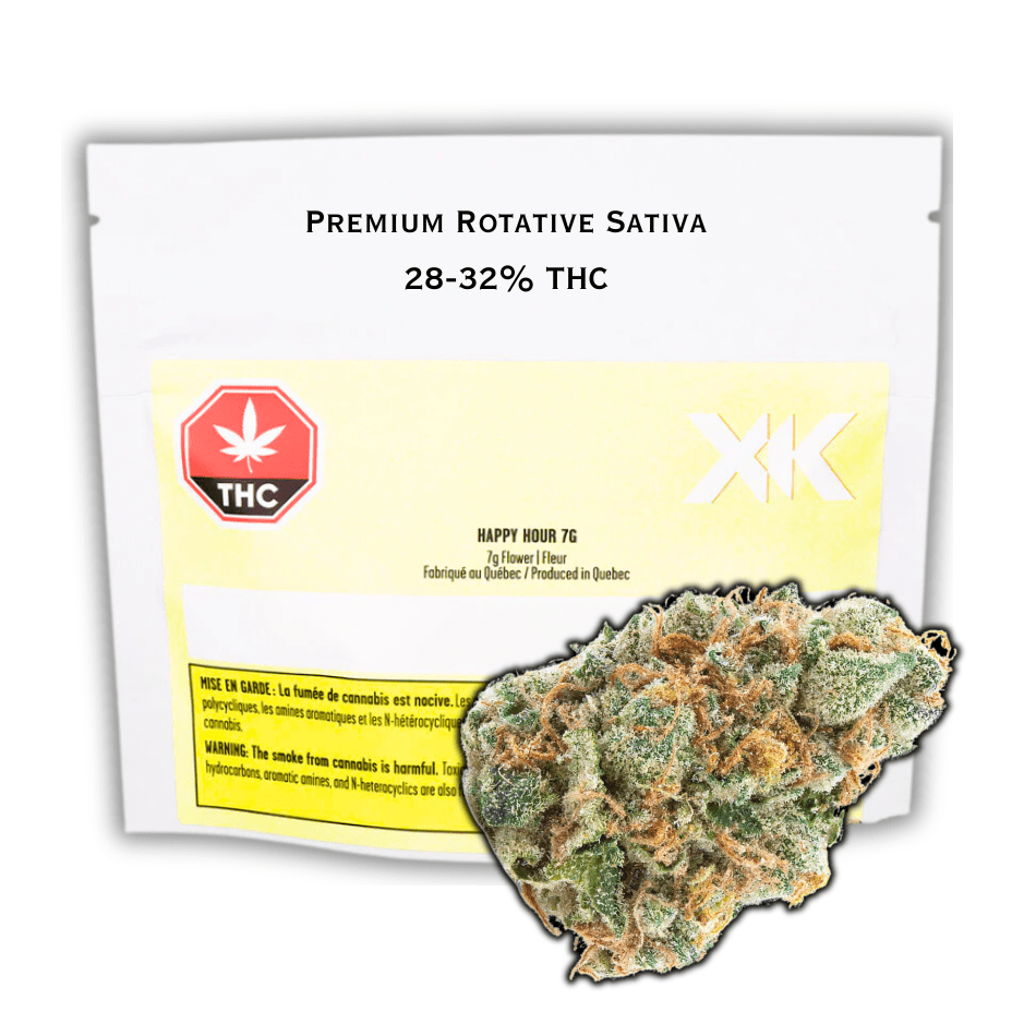 XK Happy Hour Sativa Flower - 7g 7g Morden Vape SuperStore and Cannabis Manitoba Canada