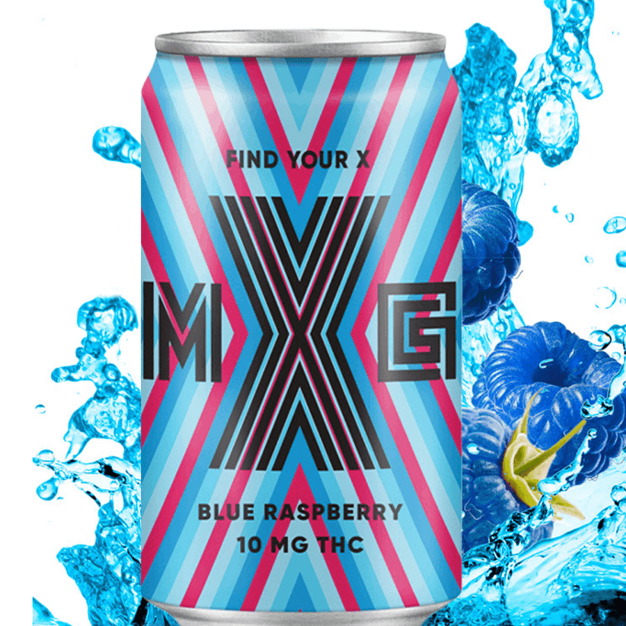 XMG Beverages 236ml XMG Blue Raspbery THC Infused Beverage-236ml - Morden Cannabis 