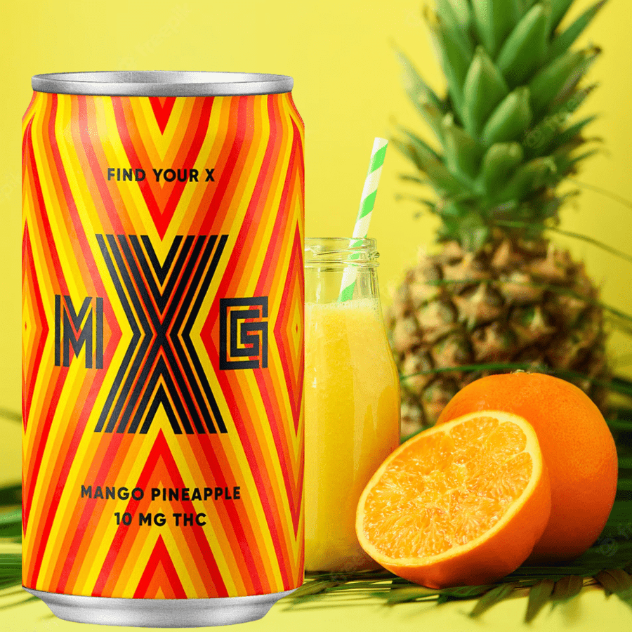 XMG Beverages 355ml XMG Mango Pineapple THC Beverage-355ml-Morden Vape & Cannabis 