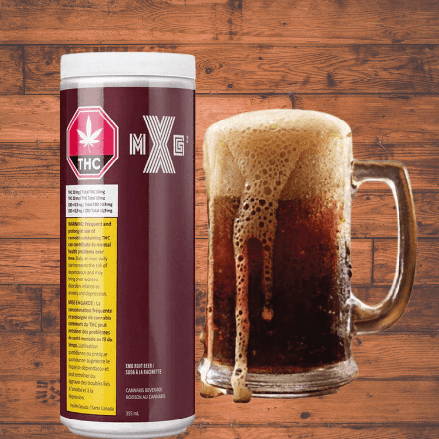 XMG Beverages 355ml XMG Root Beer THC Infused Beverage-355ml-Morden Vape & Cannabis MB Canada