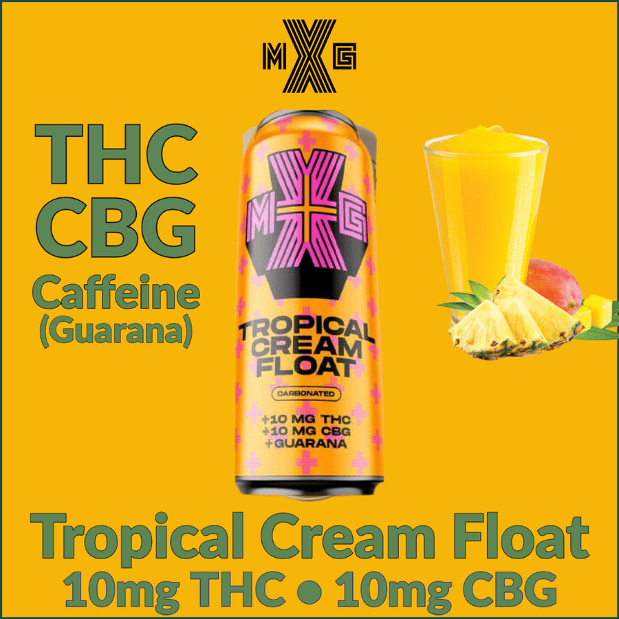 XMG Beverages 355ml XMG Tropical Cream Float THC:CBG:Caffine Beverage-355ml-Manitoba