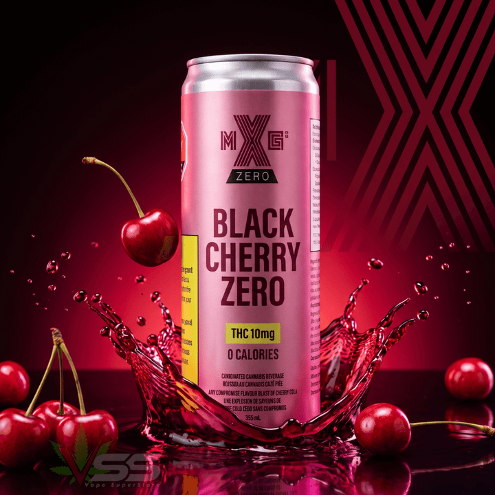 XMG Black Cherry Zero THC Infused Beverage-355ml Morden Vape SuperStore and Cannabis Manitoba Canada