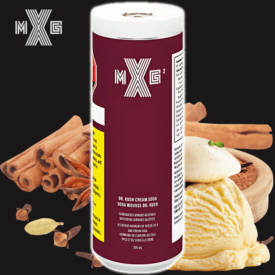 XMG Dr. Kush Cream Soda THC Infused Beverage-355ml 355ml Morden Vape SuperStore and Cannabis Manitoba Canada