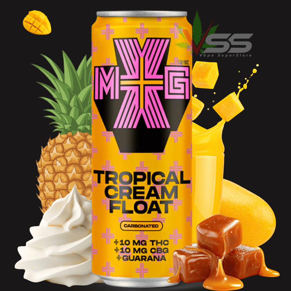 XMG+ Tropical Cream Float THC Infused Beverage - 355ml Morden Vape SuperStore and Cannabis Manitoba Canada