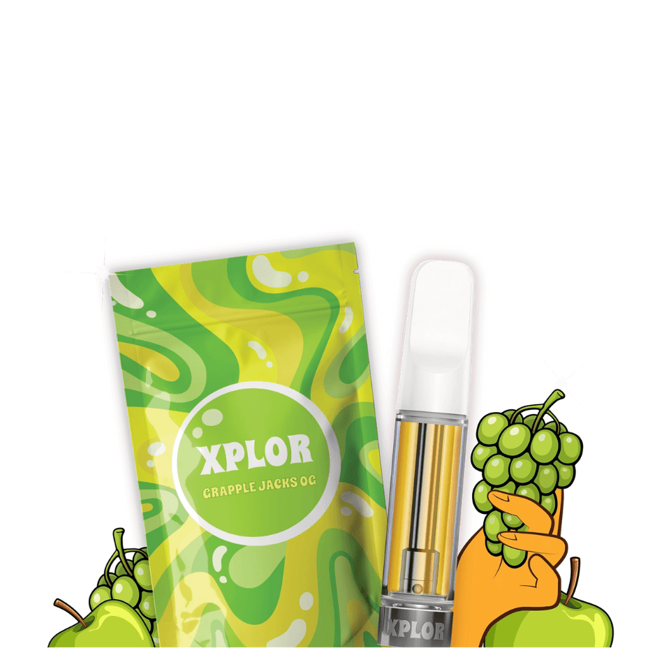 Xplor Grapple Jacks OG Vape Cartridge - 1g Morden Vape SuperStore and Cannabis Manitoba Canada