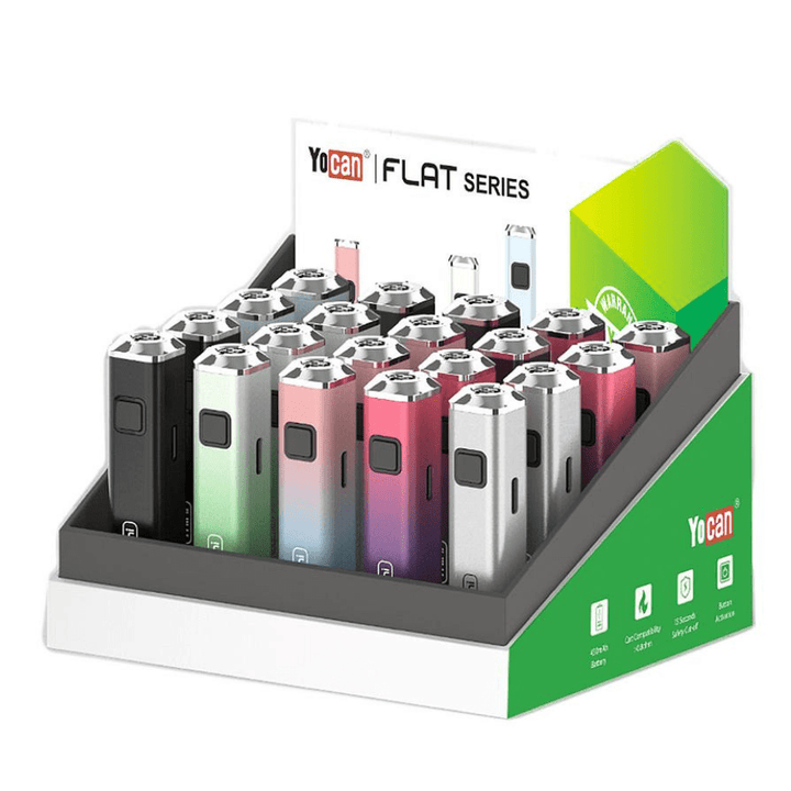 Yocan Flat Mini 510 Thread Battery-400mAh Morden Vape SuperStore and Cannabis Manitoba Canada