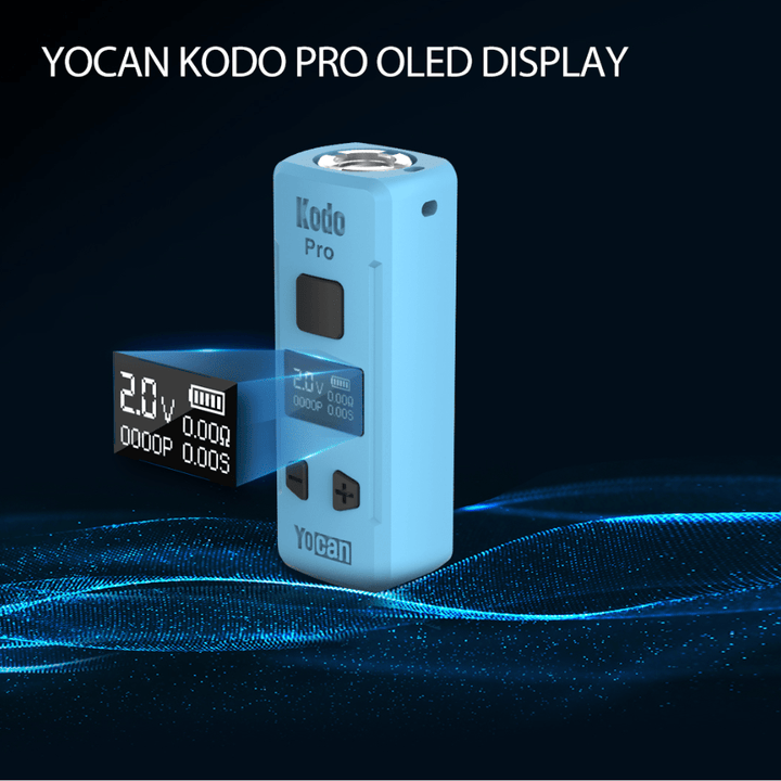 Yocan Kodo Pro 510 Thread Battery 400mAh / Blue Morden Vape SuperStore and Cannabis Manitoba Canada