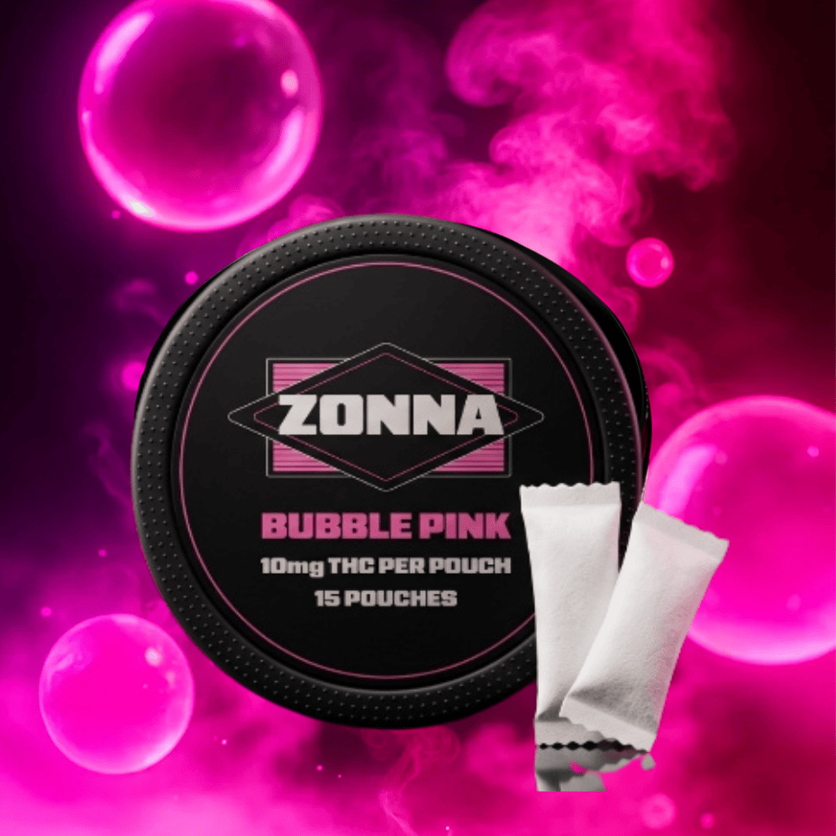 Zonna Bubble Pink THC Pouches - 15x10mg Morden Vape SuperStore and Cannabis Manitoba Canada