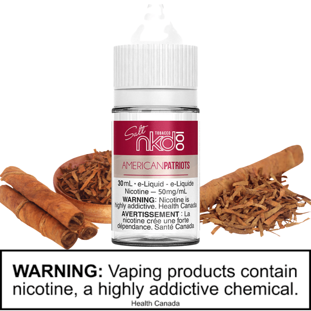 American Patriots Salt by Naked100 Morden Vape SuperStore and Cannabis Manitoba Canada
