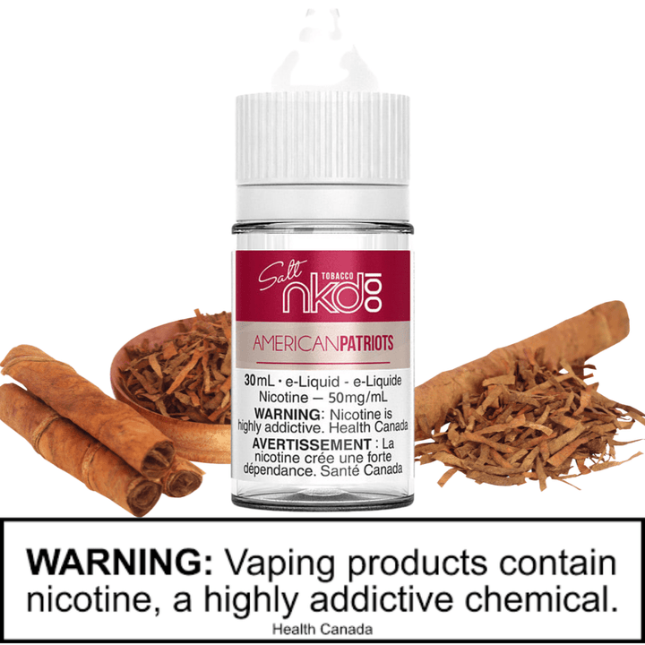 American Patriots Salt by Naked100 Morden Vape SuperStore and Cannabis Manitoba Canada