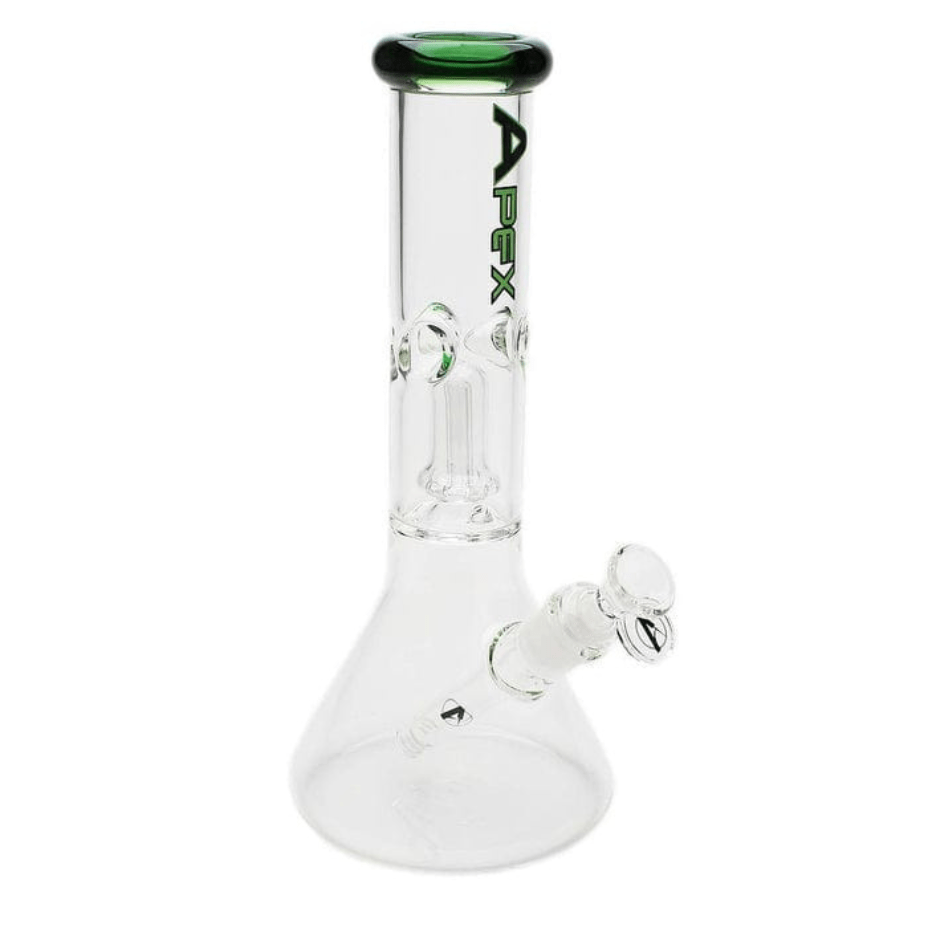 Apex Glass Beaker Bongs Green Bongs Under $50-Apex Dome Beaker with Perc-Morden Vape SuperStore