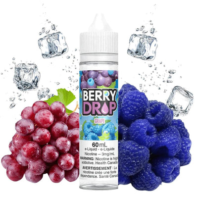 Berry Drop E-Liquid Freebase E-Liquid 60mL / 0mg Grape Ice by Berry Drop E-Liquid-Steinbach Vape SuperStore, Manitoba