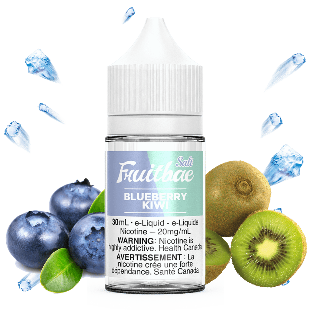 Blueberry Kiwi Salt by Fruitbae E-Liquid 30ml / 12mg Morden Vape SuperStore and Cannabis Manitoba Canada