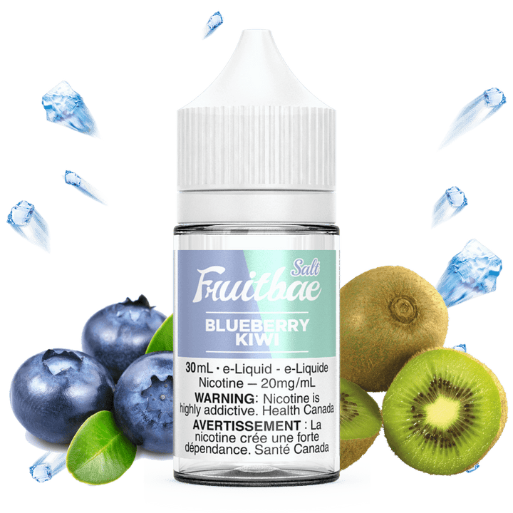 Blueberry Kiwi Salt by Fruitbae E-Liquid 30ml / 12mg Morden Vape SuperStore and Cannabis Manitoba Canada