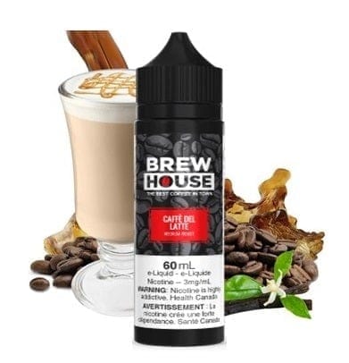 Brew House E-Liquid E-Liquid Caffe Del Latte by Brew House-Morden Vape SuperStore & Cannabis Dispensary MB, Canada
