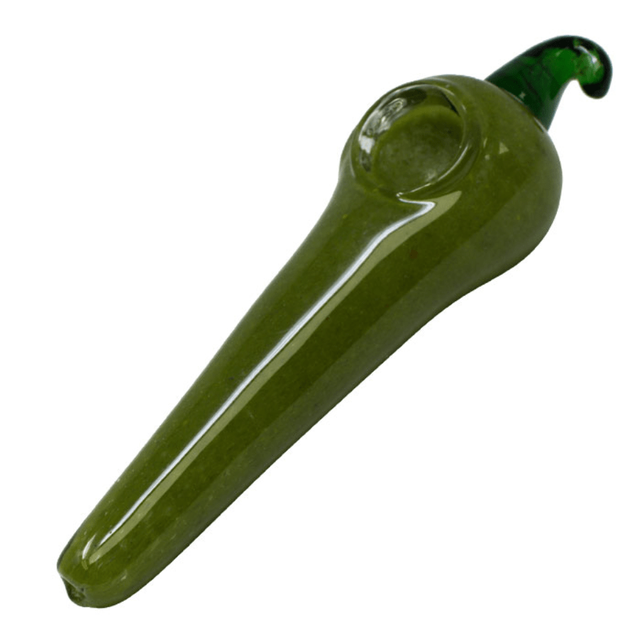 Cannatonik Hand Pipes 5" / Green Cannatonik Chilly Pepper Weed Hand Pipe-5"-Morden Vape SuperStore & Cannabis MB, Canada