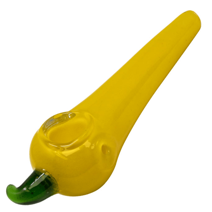 Cannatonik Hand Pipes 5" / Yellow Cannatonik Chilly Pepper Weed Hand Pipe-5"-Morden Vape SuperStore & Cannabis MB, Canada