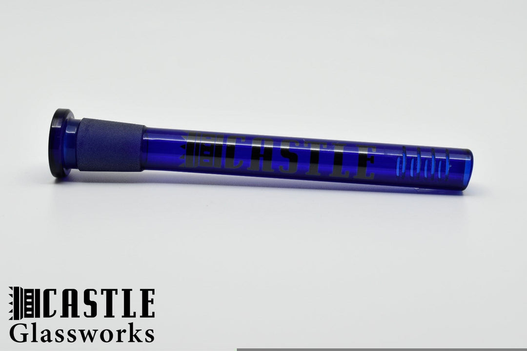 Castle Glassworks Colored Downstem 5.5" / 14mm / Blue Morden Vape SuperStore and Cannabis Manitoba Canada