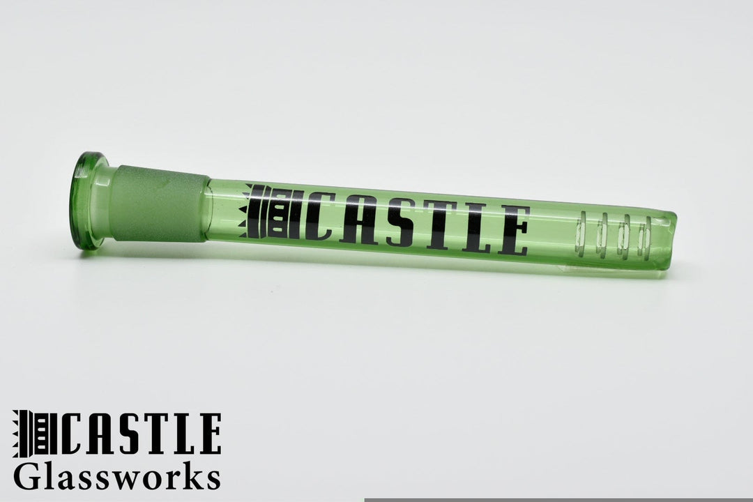 Castle Glassworks Colored Downstem 5.5" / 14mm / Green Morden Vape SuperStore and Cannabis Manitoba Canada