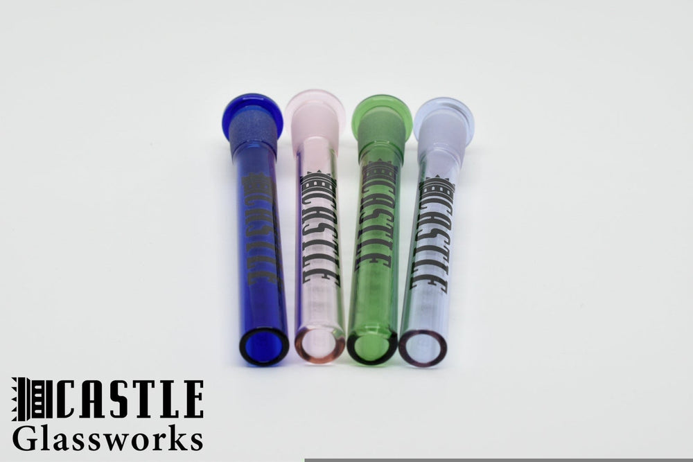 Castle Glassworks Colored Downstem Morden Vape SuperStore and Cannabis Manitoba Canada