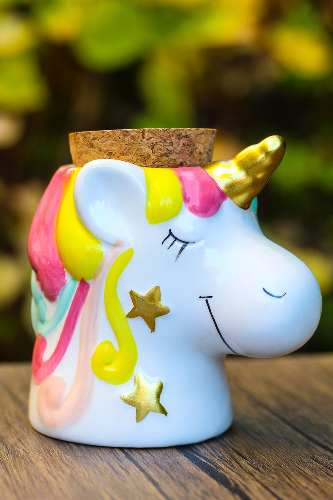 Ceramic Unicorn Stash Jar Morden Vape SuperStore and Cannabis Manitoba Canada