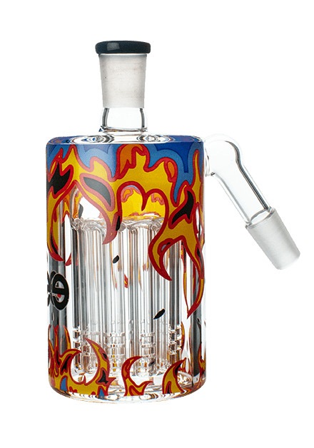 Cheech Glass 14mm 45° Wig Wag Ash Catcher 14mm / orange Morden Vape SuperStore and Cannabis Manitoba Canada
