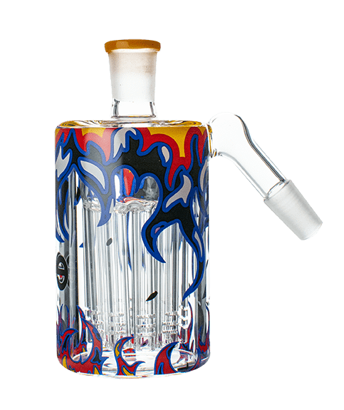 Cheech Glass 14mm 45° Wig Wag Ash Catcher 14mm / red Morden Vape SuperStore and Cannabis Manitoba Canada