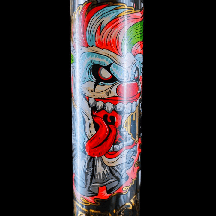 Cheech Glass Beaker Bongs 16" / 12mm / Black Cheech Glass 12mm Joker Decal Beaker 16"-Morden Vape SuperStore & Cannabis MB, Canada