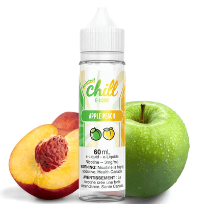 Chill E-Liquid E-Liquid 60ml / 3mg Apple Peach by Chill E-liquid Apple Peach Ice by Chill E-liquid 60ml-Morden Vape SuperStore & Cannabis Dispensary  Canada 
