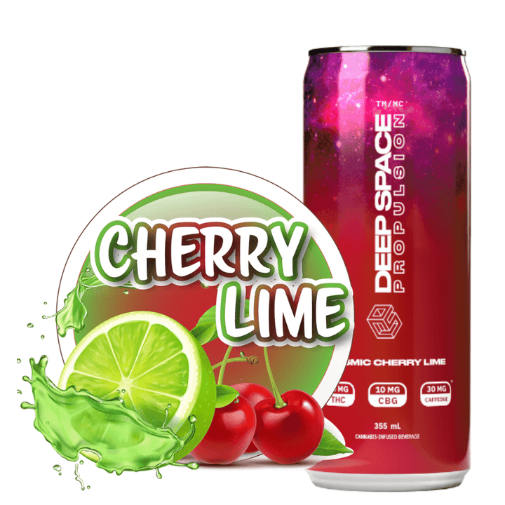 Deep Space Beverages 355ml Deep Space Propulsion Cosmic Cherry Lime 1:1-Vape SuperStore & Cannabis 