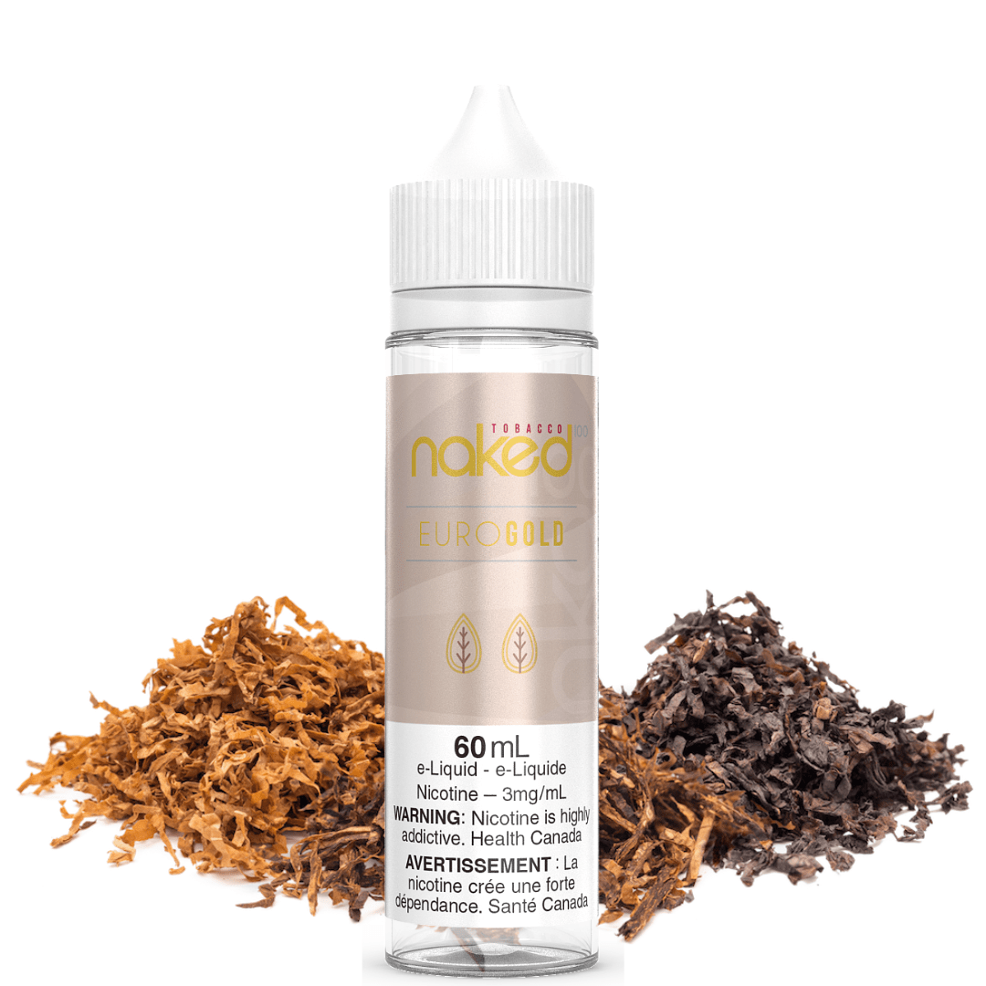 Euro Gold by Naked100 E-liquid 3mg Morden Vape SuperStore and Cannabis Manitoba Canada