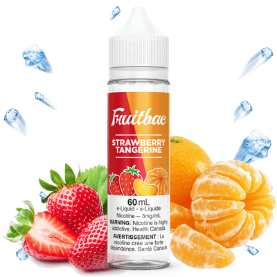 Fruitbae E-Liquid Salt Nic 60ml / 3mg Strawberry Tangerine by Fruitbae E-Liquid-Morden Vape SuperStore, MB