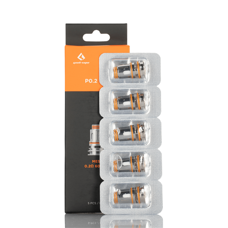 Geekvape Aegis Pro P Series Replacement Coils-5pkg 0.2ohm Mesh Morden Vape SuperStore and Cannabis Manitoba Canada
