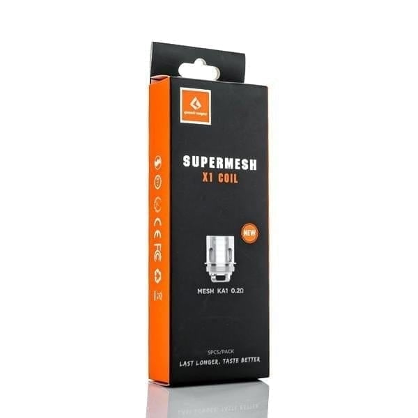 Geekvape SuperMesh Replacement Coils-5pkg X1 Supermesh 0.2ohm Morden Vape SuperStore and Cannabis Manitoba Canada