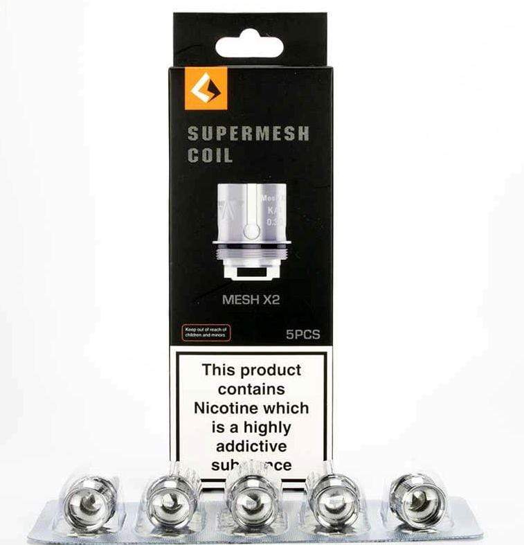 Geekvape SuperMesh Replacement Coils-5pkg X2 Supermesh 0.3ohm Morden Vape SuperStore and Cannabis Manitoba Canada