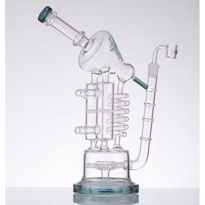 H2O Glass 420 Hardware H2O Sprinkler Dab Rig W/ Coils & Perc-12"-Morden Vape Superstore & Cannabis Dispensary