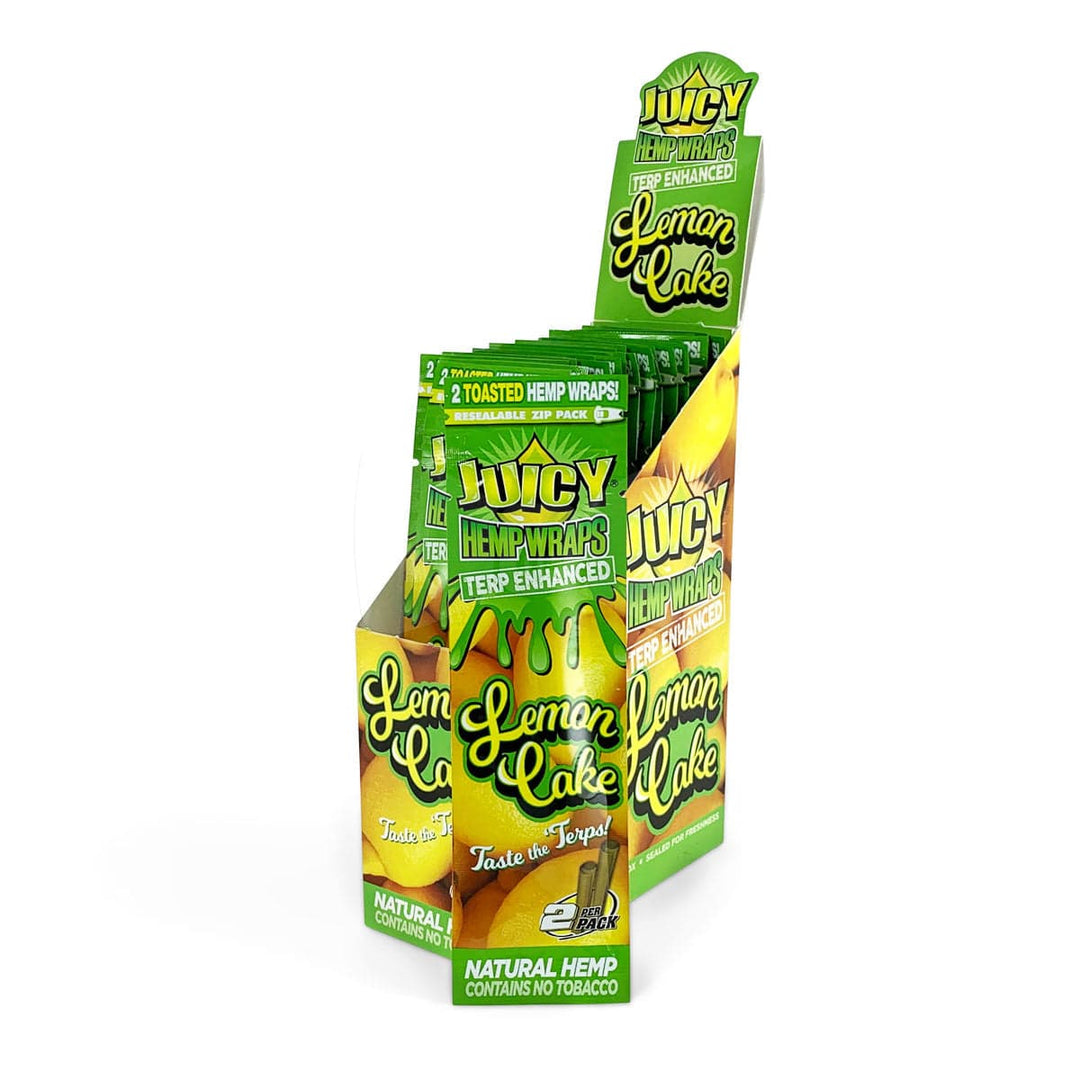Juicy Jay's 420 Accessories 1/pkg / Lemon Cake Juicy Jay Terp Enhanced Hemp Wraps-Morden Vape SuperStore Manitoba