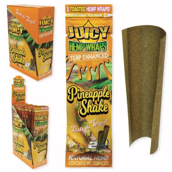 Juicy Jay's 420 Accessories 1pkg / Pineapple Shake Juicy Jay Terp Enhanced Hemp Wraps Juicy Jay Terp Enhanced Hemp Wraps-Morden Vape SuperStore Manitoba