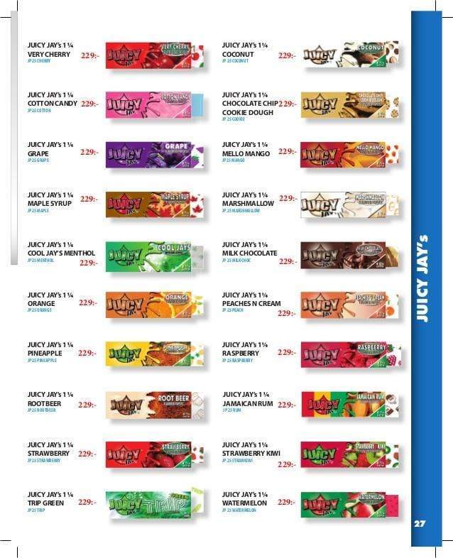 Juicy Jay's Rolling Papers Morden Vape SuperStore and Cannabis Manitoba Canada