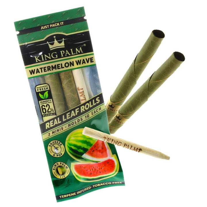 King Palm Slim Size Cones 2/pkg Slim / Watermelon Wave Morden Vape SuperStore and Cannabis Manitoba Canada