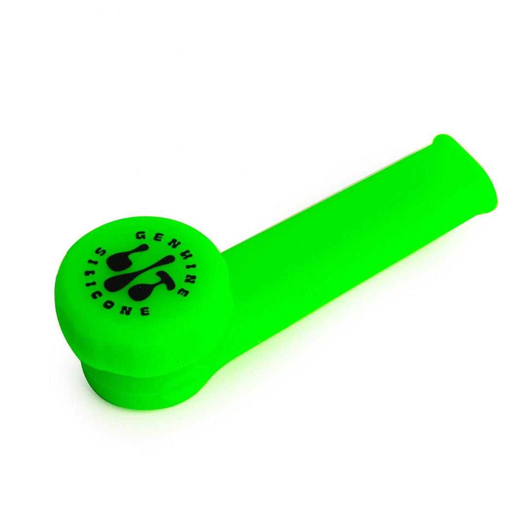 Lit Silicone 3.5" Hand Pipe 3.5" / Green Morden Vape SuperStore and Cannabis Manitoba Canada