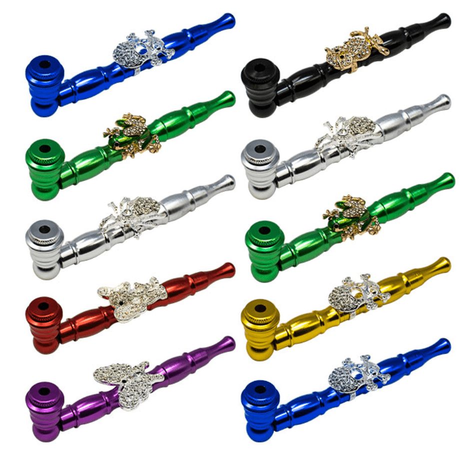 Maze Hand Pipes Metal Weed Hand Pipes w/crystals-5"-Morden Vape SuperStore & Cannabis MB, Canada