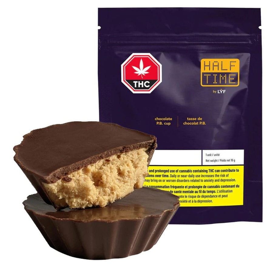 Morden Vape SuperStore & Cannabis Edibles Chocolate P.B Cup Halftime by Lyf-Morden Vape Superstore & Cannabis Dispensary MB, Canada